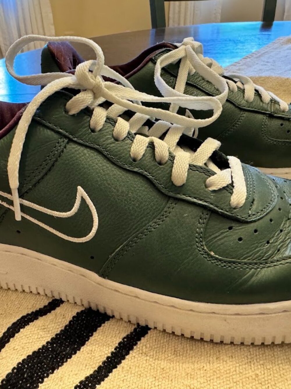 2018 Hong Kong Nike Air Force 1 Low Retro Deep Forest 845053-300 Size 9.5